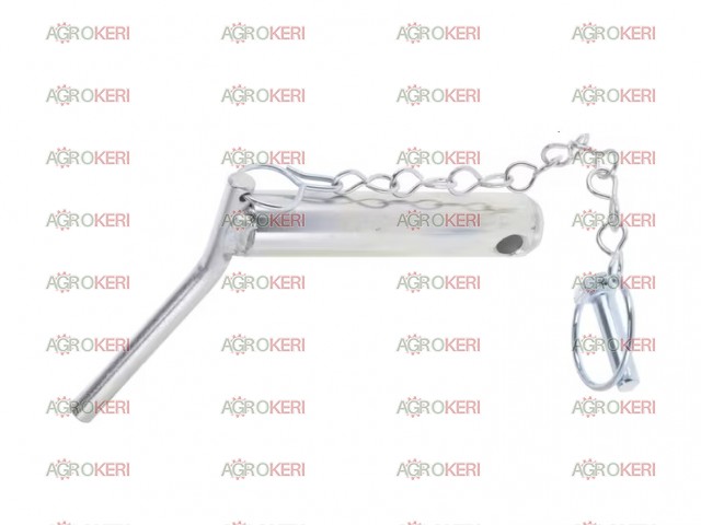 csapszeg fogantyúval, láncos biztosítással 30x123mm