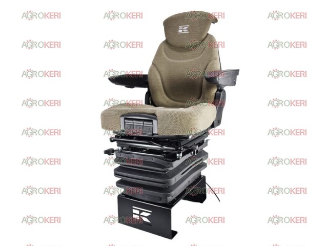 Vezetőülés légrúgós, K-lux 520, (12 V-os, levegős, fordítható, kartámasz, fejtámasz, BÉZS kárpit)