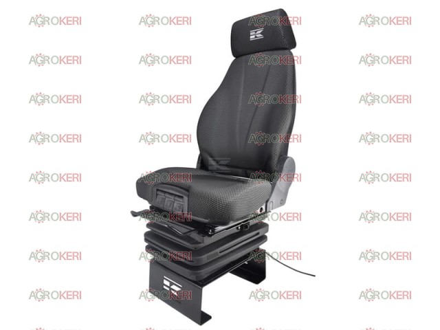 Vezetőülés légrugós, K-Lux 520 ( 24V, fejtámla, fekete kárpit)