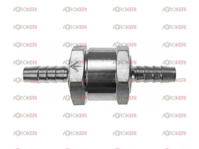 Üzemanyag visszacsapó szelep 12mm-es véggel